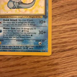 Vaporeon 12/64 Jungle Unlimited Rare Holo Vintage WOTC 1999 Pokemon Card LP / MP - Image 4