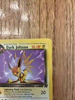 Dark Jolteon Team Rocket #38/82 1st Edition Non Holo Pokemon Card T1-310 - Image 3