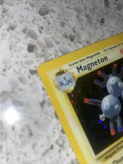 Pokemon TCG Magneton Base Set Holo Rare Card 9/102 LP Condition - Image 5