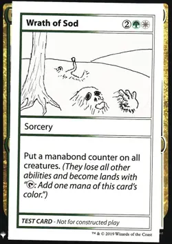 MTG Wrath of Sod (103/123) Mystery Booster Playtest Cards LP - Image 1