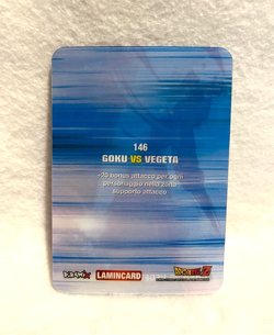 Dragon Ball Z Diramix 2020 Lamincard - Italian Card - #146 Goku VS. Vegeta - Image 2