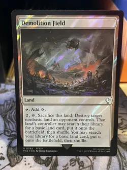 Demolition Field (Surge Foil) Commander: Final Fantasy NM MTG Magic Card - Image 1