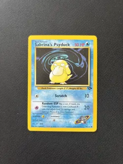 Pokemon Card Gym Challenge Sabrina's Psyduck 99/132 WOTC - Image 1