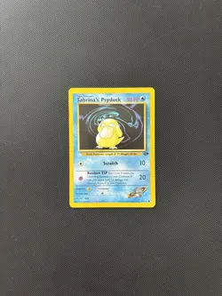 Pokemon Card Gym Challenge Sabrina's Psyduck 99/132 WOTC - Image 2