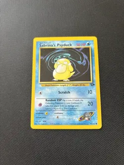 Pokemon Card Gym Challenge Sabrina's Psyduck 99/132 WOTC - Image 3