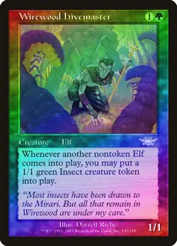 Wirewood Hivemaster FOIL Legions NM Green Uncommon MAGIC MTG CARD ABUGames - Image 1