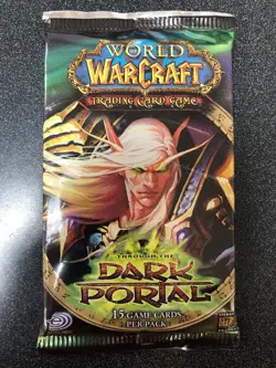 World Of Warcraft Through The Dark Portal 5 Booster Pack LOT For Card Game WOW - Image 1