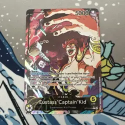 One Piece Eustass Captain Kid 99 Alt Art Leader Royal Blood Card Pack Fresh - Image 1