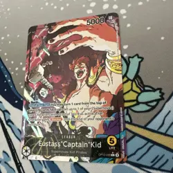 One Piece Eustass Captain Kid 99 Alt Art Leader Royal Blood Card Pack Fresh - Image 3