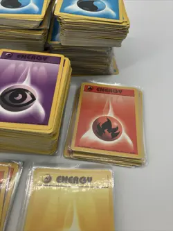 Pokemon Base Set Energy Card Unlimtied Lot of 525+ Cards 1999 Wotc NM to LP - Image 4