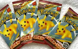 Pokemon McDonald’s 2025 Promo Pack Japan 1pack(2Cards) Sealed Pikachu MEGA New - Image 4