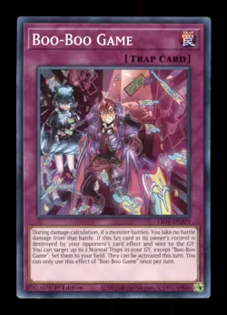 Boo-Boo Game LIOV-EN079 1996 Yu-Gi-Oh! TCG Trading Card - Image 1