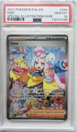 💥PSA 10 Iono SIR 269/193 SV Paldea Evolved Pokemon Card TCG - Image 1