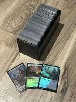 Magic: The Gathering FINAL FANTASY-Random Lot of C, U, T, L (All Foils) W/ box. - Image 1