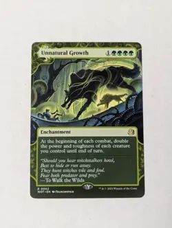 Unnatural Growth Wilds of Eldraine: Enchanting Tales Regular - Image 1
