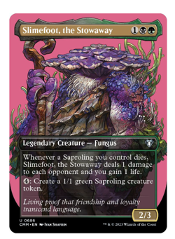 Slimefoot, the Stowaway (Borderless) Commander Masters MTG - Image 1
