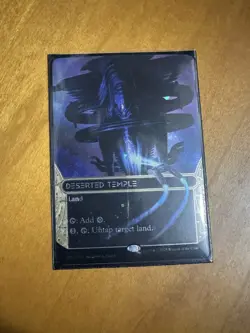 x1 MTG EOE Deserted Temple Stellar Sights Borderless Galaxy Foil 0101 - Image 1