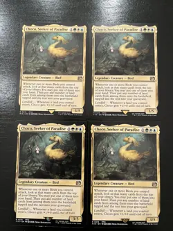 Choco, Seeker of Paradise X4X NM/M Final Fantasy FIN Magic the Gathering MTG - Image 1