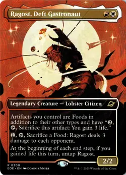 Ragost, Deft Gastronaut (Borderless) R Edge of Eternities 300 NM - Image 1