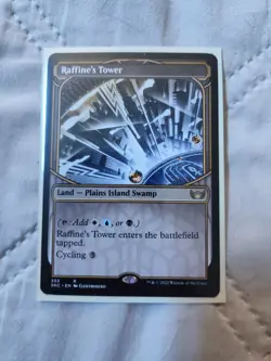 MTG Raffine's Tower (Showcase) Streets of New Capenna Regular Land Plains Island - Image 1