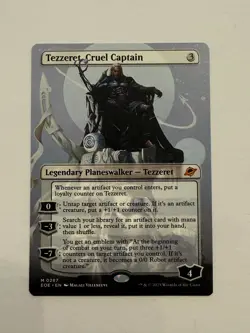 Tezzeret, Cruel Captain (Borderless) Triumphant Edge of Eternities Non-Foil MTG - Image 1