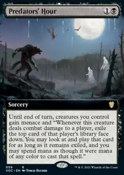 MTG Predators' Hour (59/188) Innistrad Crimson Vow Commander NM - Image 1