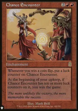 MTG Magic the Gathering Chance Encounter (44/82) Heads I Win, Tails You Lose NM - Image 1