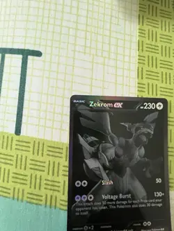 Pokemon Zekrom Ex 172/086 - English - Black Bolt NM/Mint To Sleeve & Top Loader - Image 2