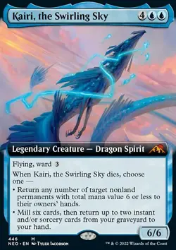 MTG Kairi, the Swirling Sky (446/572) Kamigawa Neon Dynasty NM - Image 1