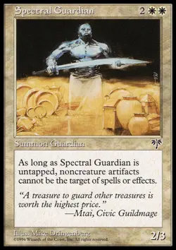 MTG Magic the Gathering Spectral Guardian (41/351) Mirage LP - Image 1