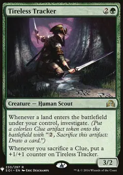 MTG Magic the Gathering Tireless Tracker (1361/1703) Mystery Booster LP - Image 1