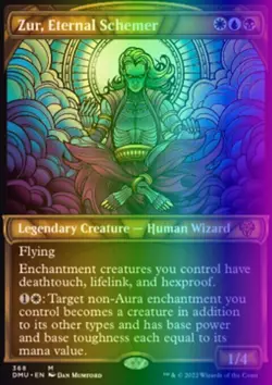 MTG Magic the Gathering Zur, Eternal Schemer (368/447) Dominaria United NM FOIL - Image 1