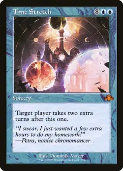 MTG Magic the Gathering Time Stretch (294/481) Dominaria Remastered NM - Image 1