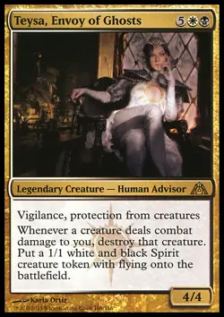 MTG Magic the Gathering Teysa, Envoy of Ghosts (108/172) Dragon's Maze LP - Image 1