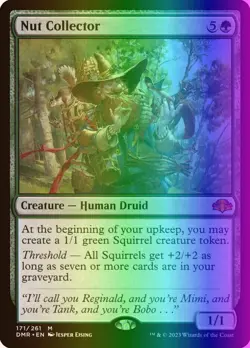 MTG Magic the Gathering Nut Collector (171/481) Dominaria Remastered NM FOIL - Image 1