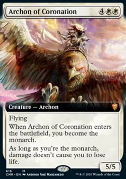 MTG Magic the Gathering Archon of Coronation (616/743) Commander Legends NM - Image 1