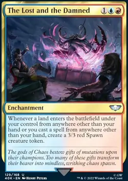 MTG Magic the Gathering The Lost and the Damned (129/344) Warhammer 40,000 NM - Image 1