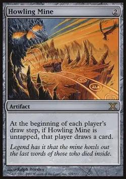 MTG Magic the Gathering Howling Mine (325/514) Tenth Edition NM - Image 1