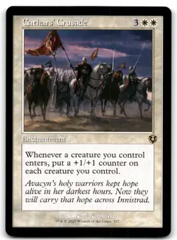 Cathars' Crusade (Retro Frame) #337 Innistrad Remastered - Image 1