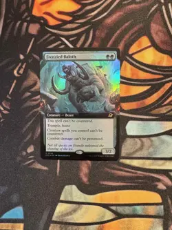 Frenzied Baloth Edge of Eternities Extended Art Foil Rare - Image 1