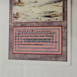 MTG Badlands Dual Land Revised Magic The Gathering LP - Image 4
