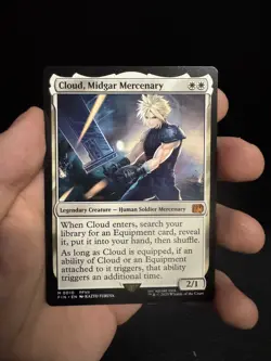 Cloud, Midgar Mercenary - Final Fantasy MTG Mythic 🔥 Magic the Gathering - Image 1