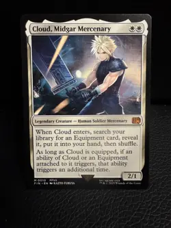 Cloud, Midgar Mercenary - Final Fantasy MTG Mythic 🔥 Magic the Gathering - Image 3