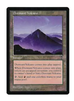 Dormant Volcano - Vision - Magic The Gathering NM/M (Never Played) - Image 1