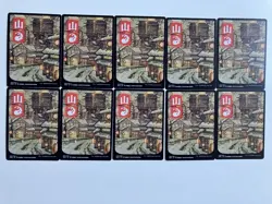 MTG Full Art Land Japanese Kamigawa NON-FOIL 100 Set Neon Dynasty Ukiyo-e NM - Image 5