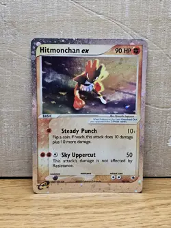 Hitmonchan ex 98/109 Ruby and Sapphire Rare Holo Pokemon Card TCG - Image 1