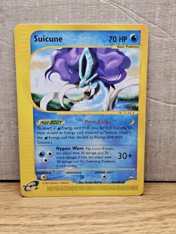Suicune 37/147 Aquapolis Non-Holo Rare Pokemon Card TCG - Image 1