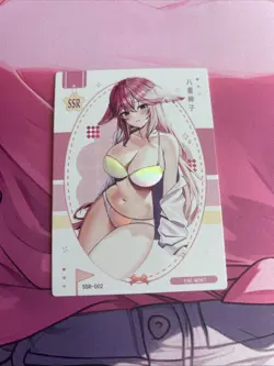 WAIFU Goddess Of Power Yae Miko SSR Rare Foil Card. Sexy Anime Girl Story - Image 1