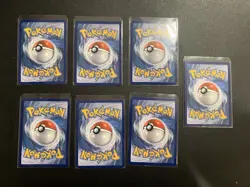 Pokemon Lot Of 7 Mega EX Cards (DAMAGED Binder Cards) - Image 2