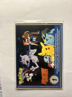 Charizard #6 Pokemon Burger King 1999 PokeTrivia Movie Card Original 151 - Image 2